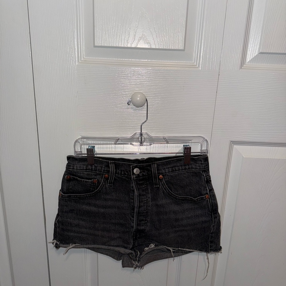 Levi’s Black Denim Women's Shorts 501
